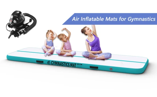 Angepasste Größe Drop Stitch PVC Air Floor Track Tumbling Yoga Mat Air Tumble Track Mat Gymnastic Air Track für das Training