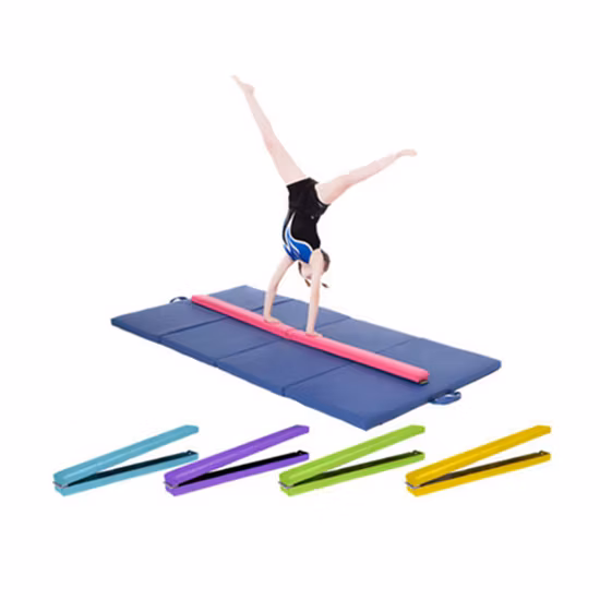 Großhandel Gymnastik Air Track Tumble Folding Gym Mat Aufblasbarer Luftschwebebalken